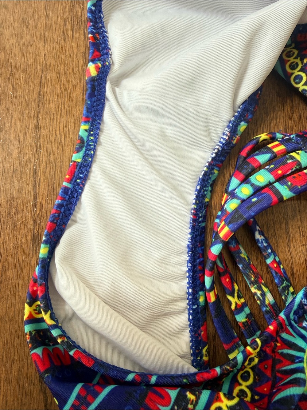 Multicolor Patterned Two-Piece BikiniSwim Set - Picture 9 of 9